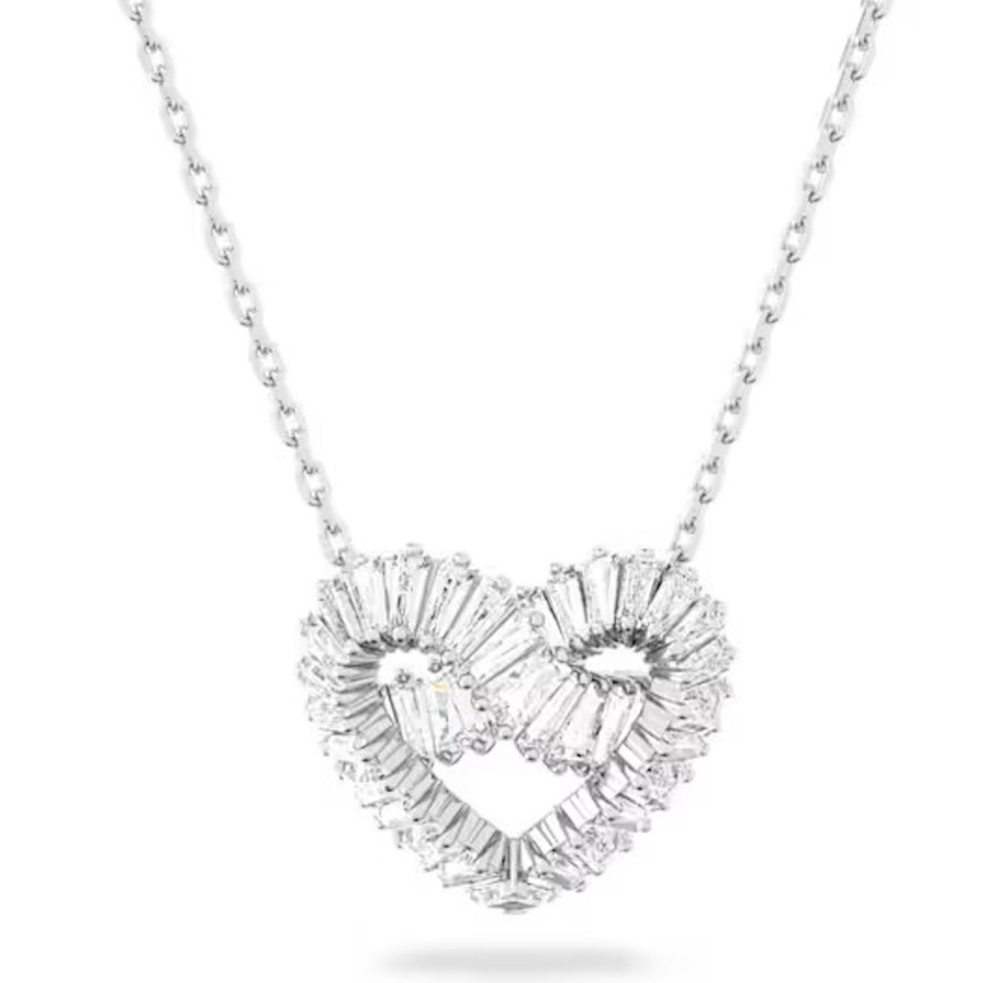 Monemel Swarovski Mavi Kalp  Kolye (Altın Kaplama) SEVGILIYE HEDIYE